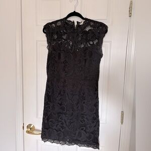 Black lace dress
